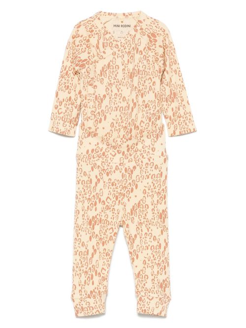 Abstract-print tracksuit - Yellow