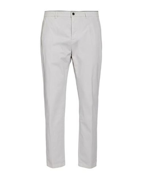Man Pants Light grey Size 33 Cotton, Elastane