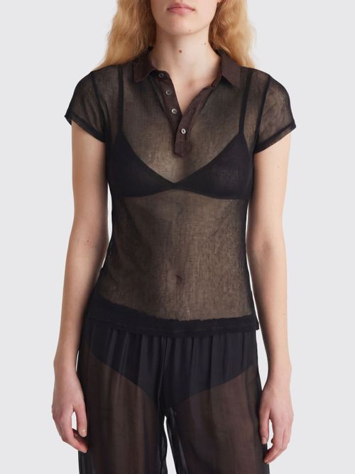 Top Woman color Black
