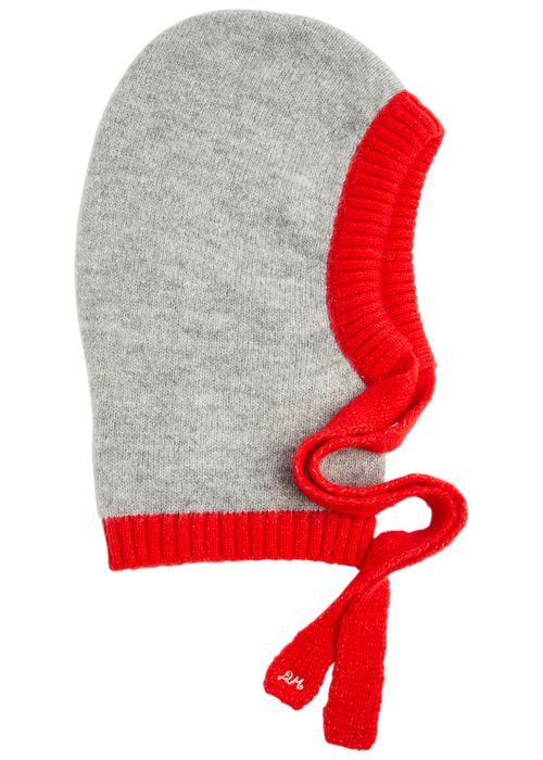 Knitted Wool-blend Hood
