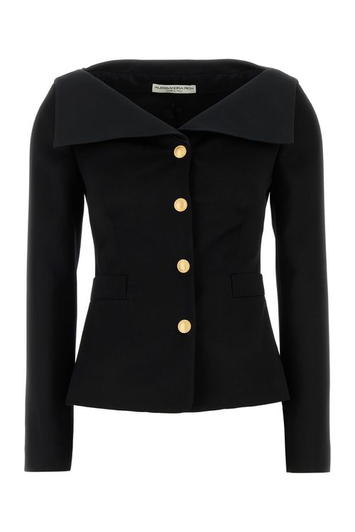 Black wool blazer