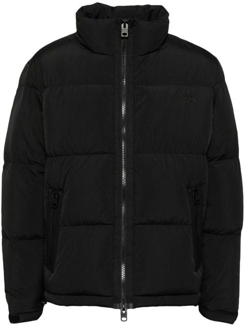 Water-repellent down jacket - Black