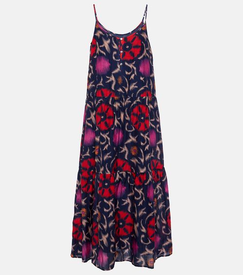 Velvet Fraser printed cotton and silk blouse