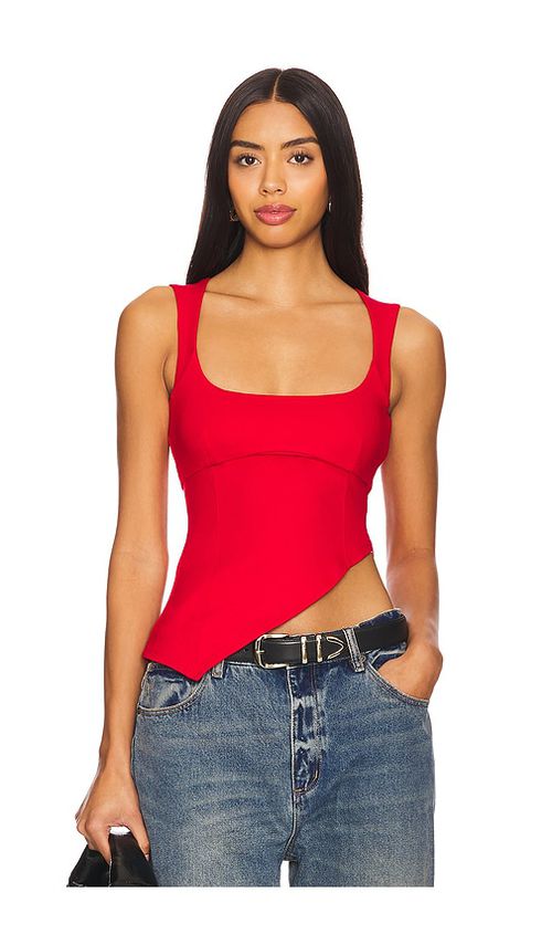 Lovers and Friends Penn Top in Burgundy. - S also in XL