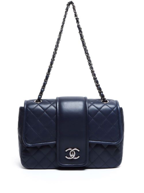 2015 diamond-quilted shoulder bag - Black