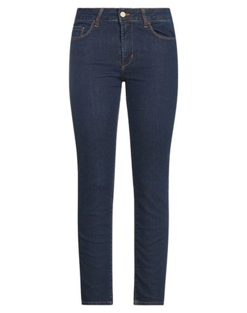 Woman Jeans Blue Size 26 Cotton, Elastane