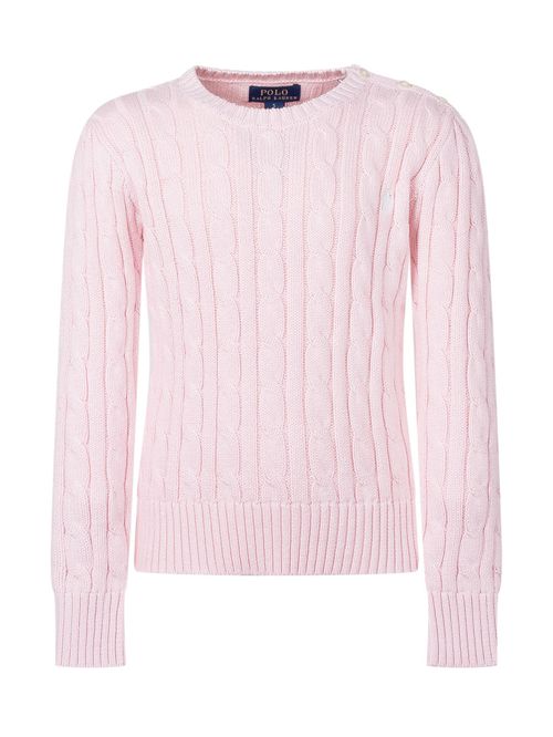Girls Pink Knitted Sweater