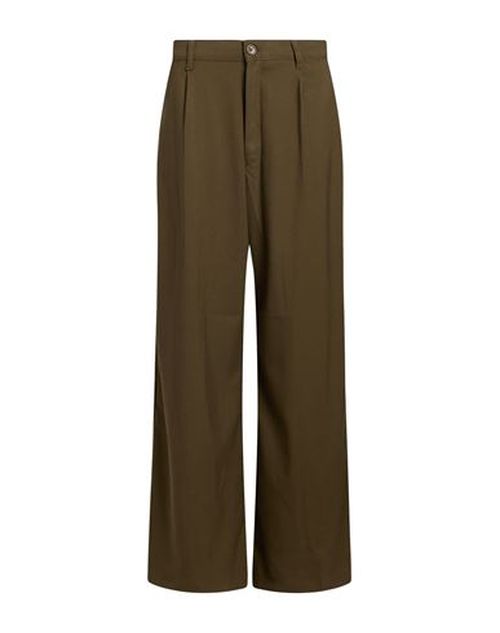 Woodbird Woman Pants Khaki Size 24 Polyester, Viscose, Elastane