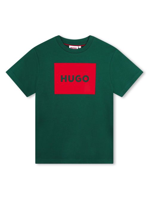 Logo-print cotton T-shirt - Green