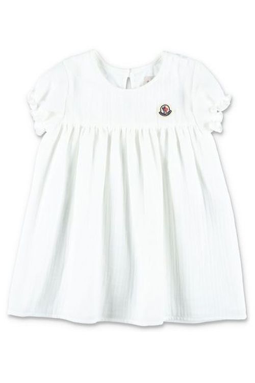 Moncler Enfant Logo Patch Crewneck Dress