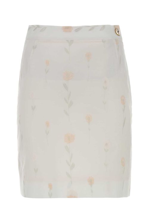 Crotch Skirt — White