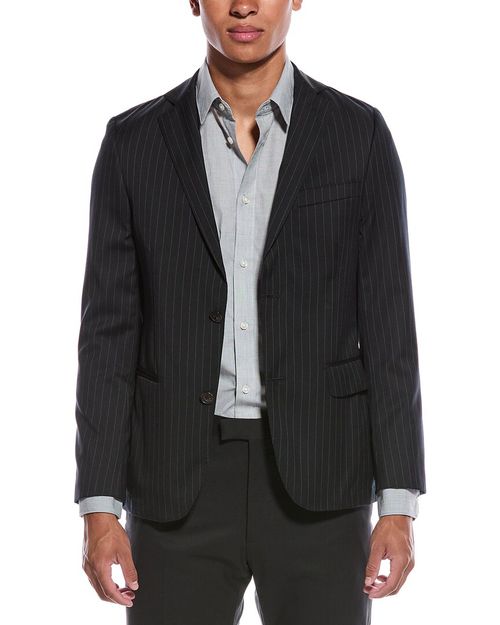 Pinstripe Wool Jacket
