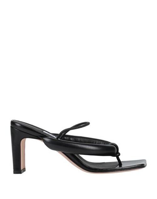 Kallistè Woman Thong sandal Black Size 7 Leather