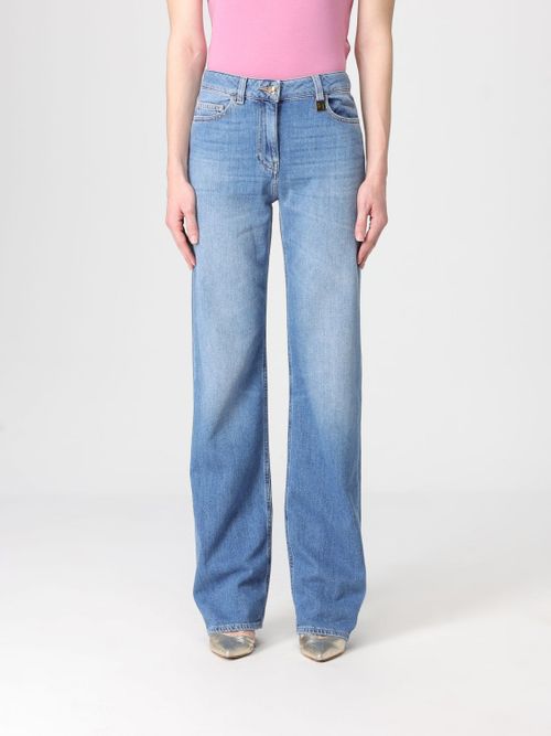 Jeans Woman color Gnawed Blue