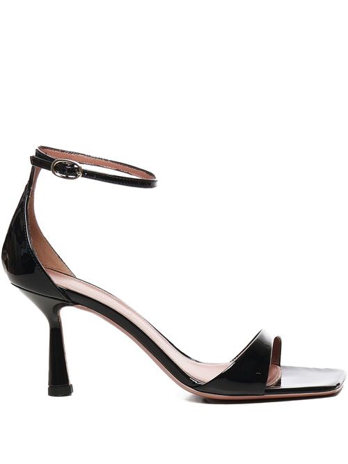 Giuliano Galiano 여성 70mm Lina sandals - Black LINA70VERNICE