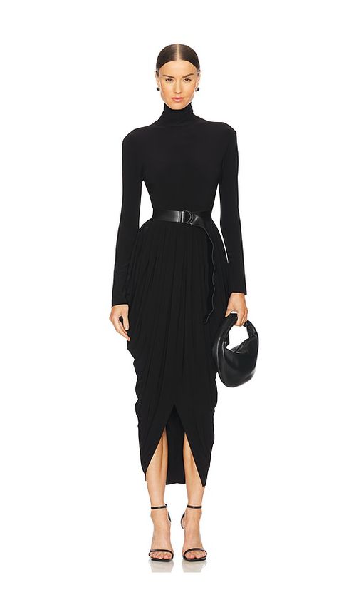 Norma Kamali KLEID in Black. Größe XXS. Also in L