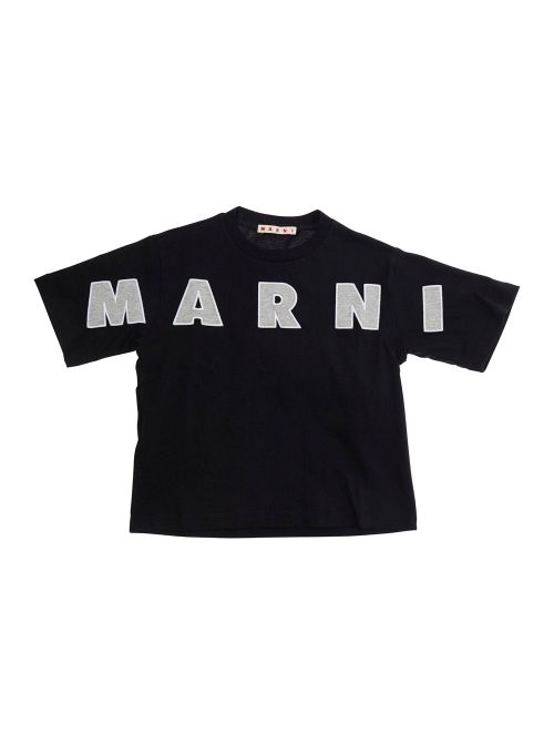 Logo-Embroidered Cotton T-Shirt — Black