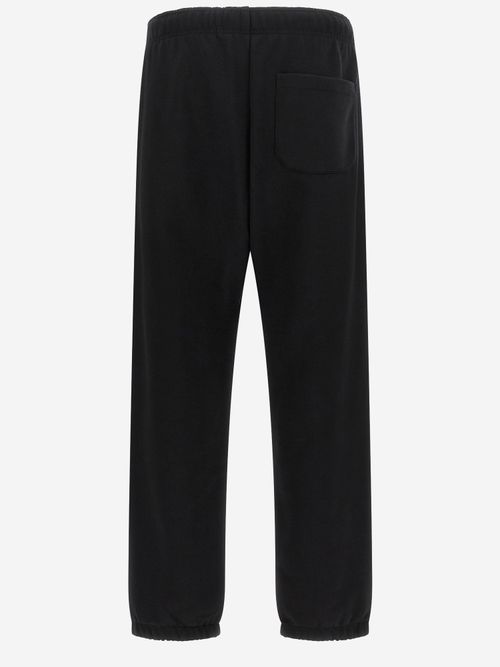 Cotton-Polyester Blend Joggers — Black