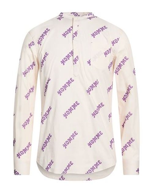 Man Shirt Cream Size 15 ¾ Cotton, Elastane