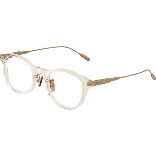 Moncler Unisex Moncler ME2030D 3003 Monturas ópticas Acetato Blanco Transparente Pantos Norma