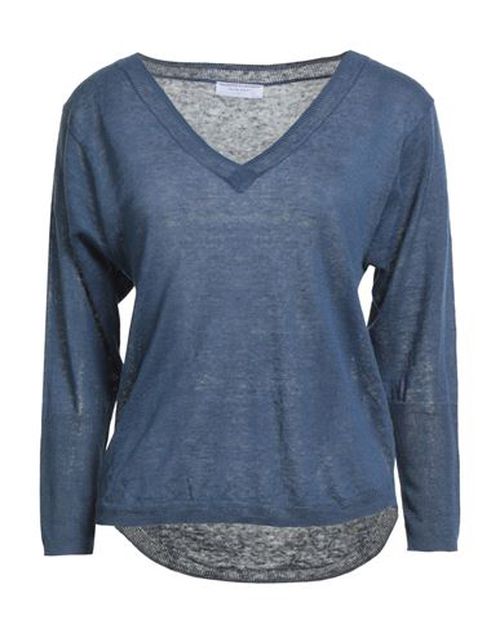 Woman Sweater Slate blue Size 1 Linen