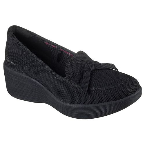 Skechers® Relaxed Fit Parallel Lite - Soaring Softly Women's Slip-On Wedge Shoes, : , Black
