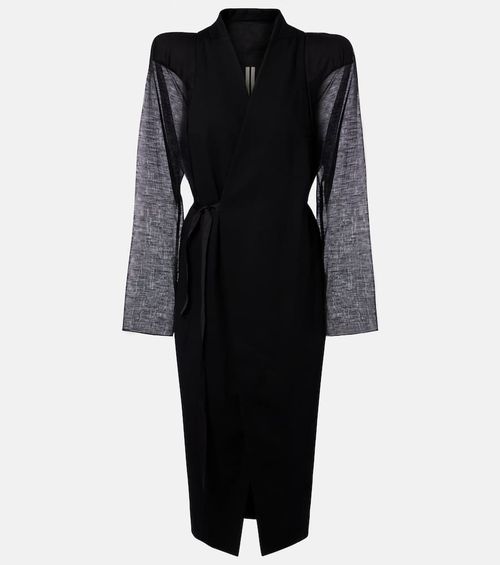 Cyclops wool wrap coat