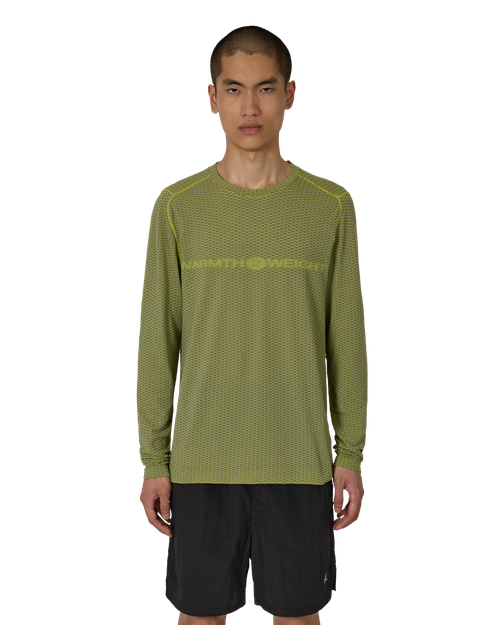 ROA Hivee Dryarn Lightweight Seamless Long Sleeve Green Sweatshirts Male