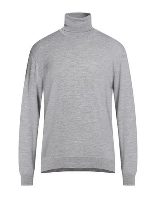 Man Turtleneck Grey Size XXL Merino Wool, Acrylic