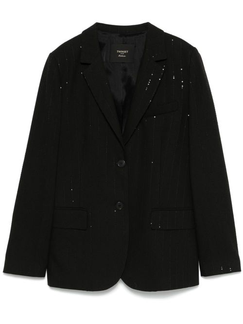 Sequined blazer - Black