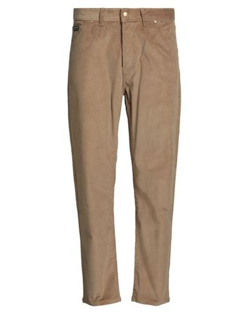 Man Pants Camel Size 40 Cotton, Elastane
