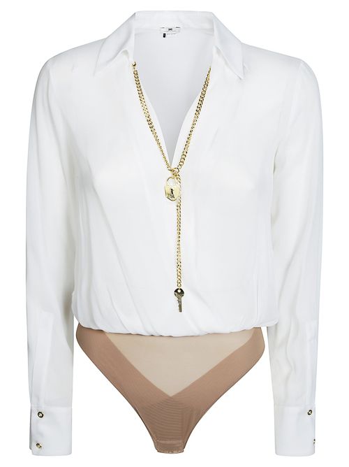 Women's Beaded Shirt Bodysuit