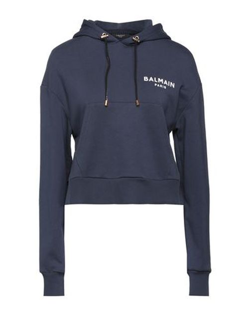 Woman Sweatshirt Blue Size XXS Cotton