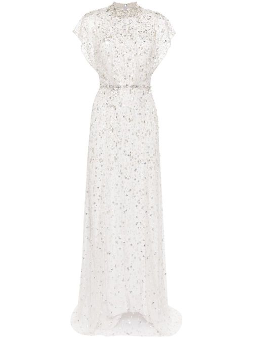 Crystal Drop gown - Grey