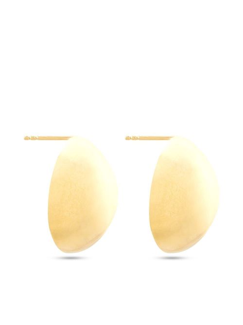 Gold vermeil Round earrings