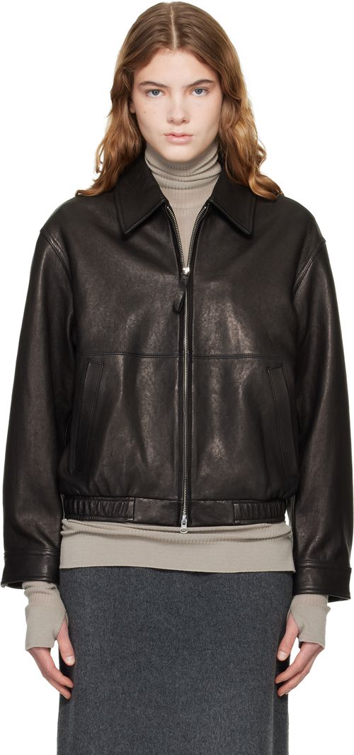Black Drizzler Leather Jacket