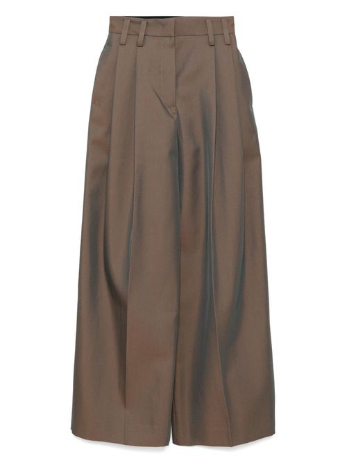 Jil Sander wide-leg trousers - Brown