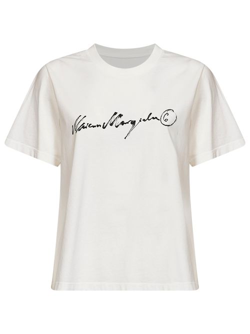 Logo-Print Jersey T-Shirt — White