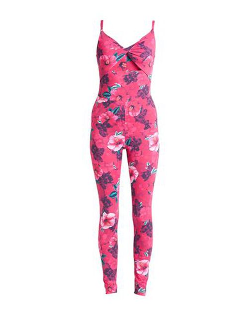 Woman Jumpsuit Magenta Size L Polyamide, Elastane
