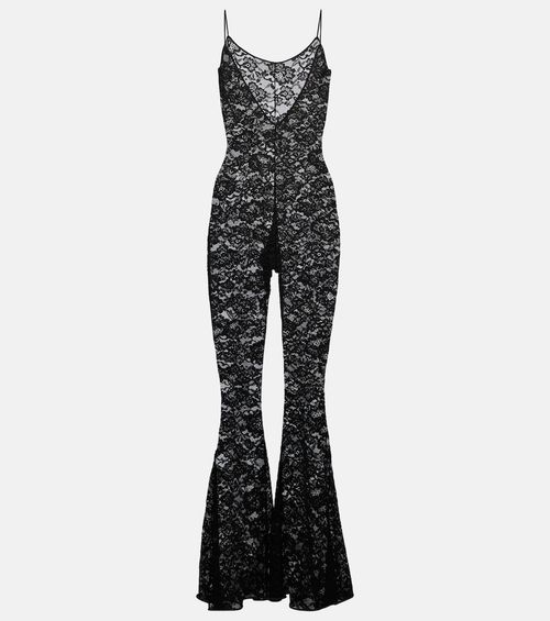 O-Lover floral lace jumpsuit
