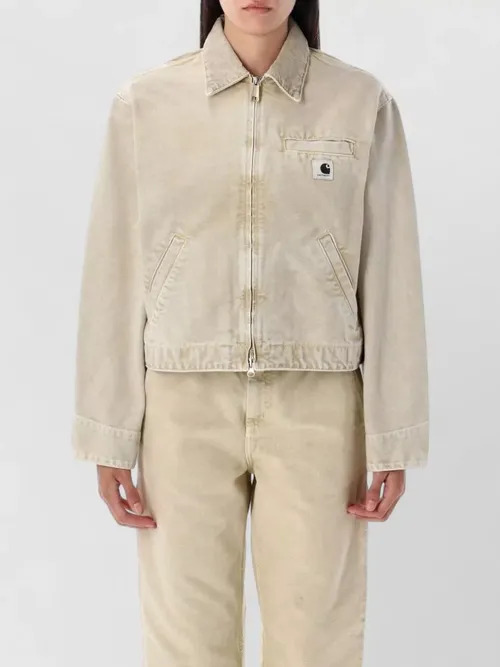 Carhartt Wip - organic cotton cropped jacket