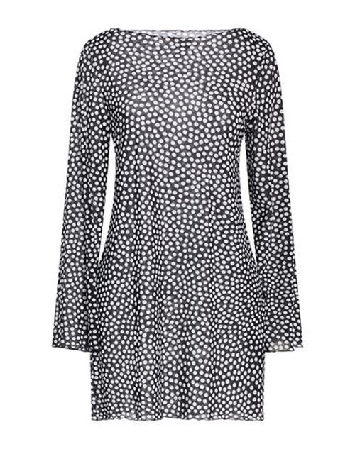 Woman Mini dress Black Size M Polyamide, Elastane
