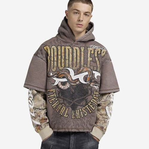 Men's Boundless Fleece 2 Fer Hoodie in Green