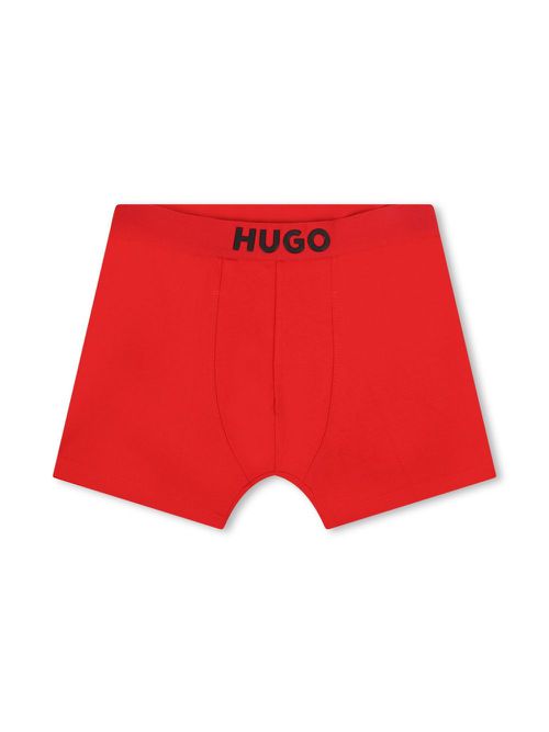 Logo-print boxers (set of two) - Red