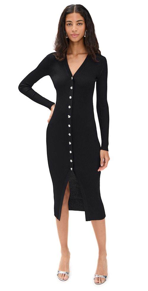 Shoko Sweater Dress Black