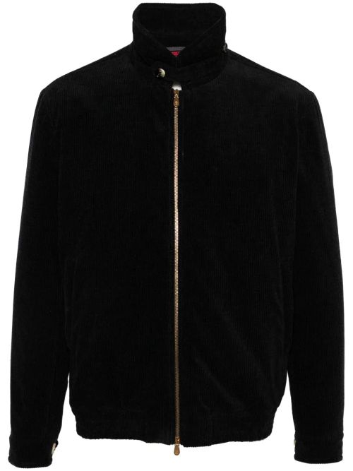 Cotton-Cashmere Corduroy Jacket — Black