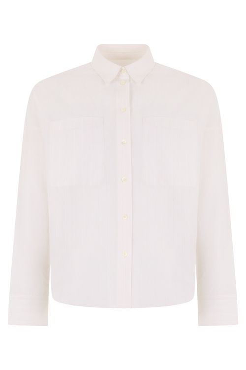 Maison Kitsuné Classic Striped Cotton Shirt for Women - SS26