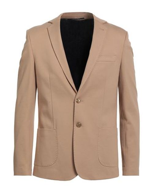 Man Blazer Camel Size 38 Viscose, Polyamide, Elastane