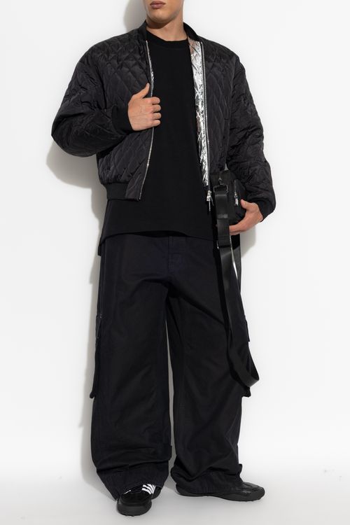 Sweatshirt With Patch, Men's, Black