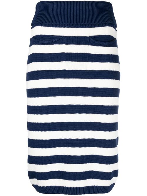 Rock striped skirt - White